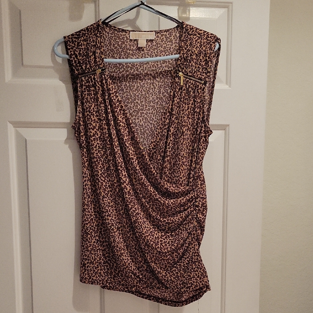 Michael Kors Animal Print Top